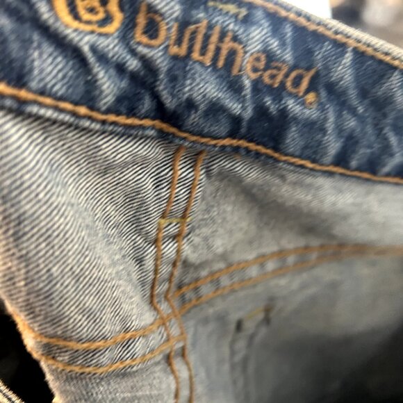 Bullhead Y2K Slim Straight Mens Size 29x30 Straight Blue Denim Jeans - Picture 5 of 9